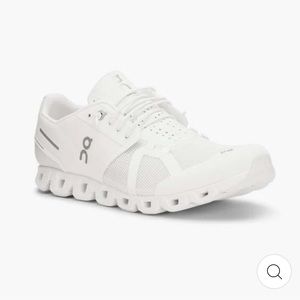 On Cloud Women’s Running Shoes in All White